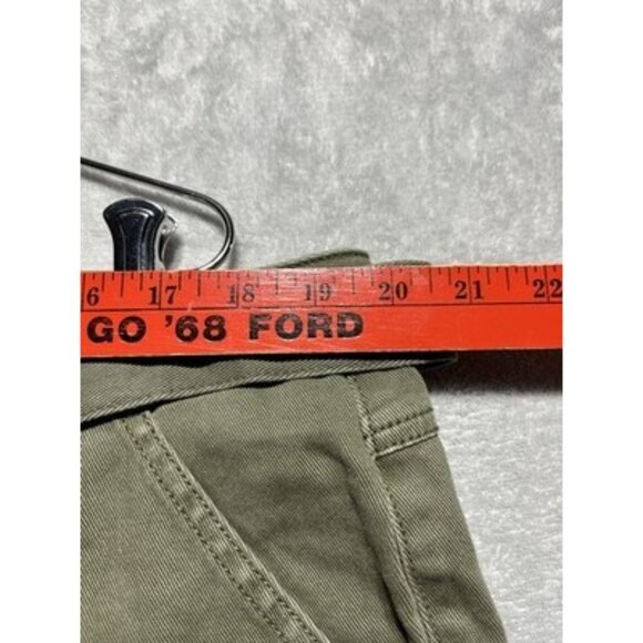 NWT Cato Denim Plus Size 20W Olive Green Belted Hi-Rise Straight Ankle Jeans - Picture 7 of 9